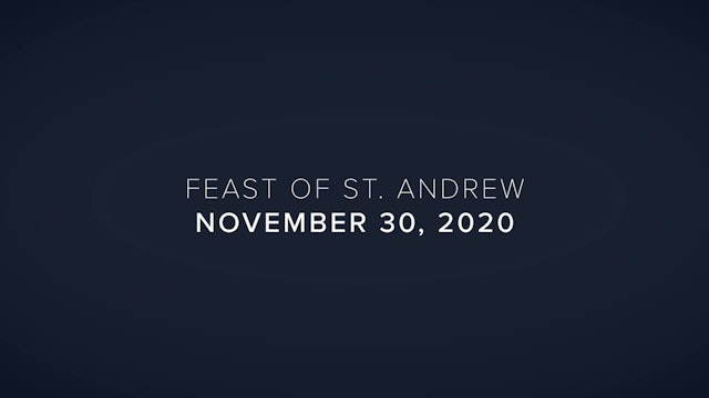 Daily Reflections – Feast of Saint Andrew – November 30, 2020