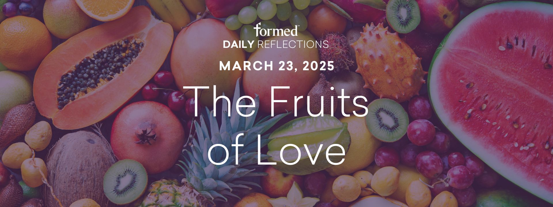 Lenten Daily Reflections — Third Sunday of Lent— March 23, 2025