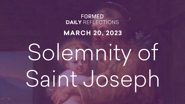Lenten Daily Reflections — Solemnity ...