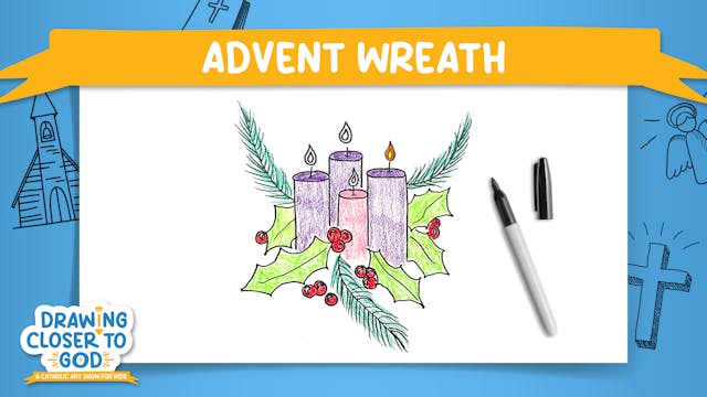 Advent Wreath: Be the Light | Drawing...