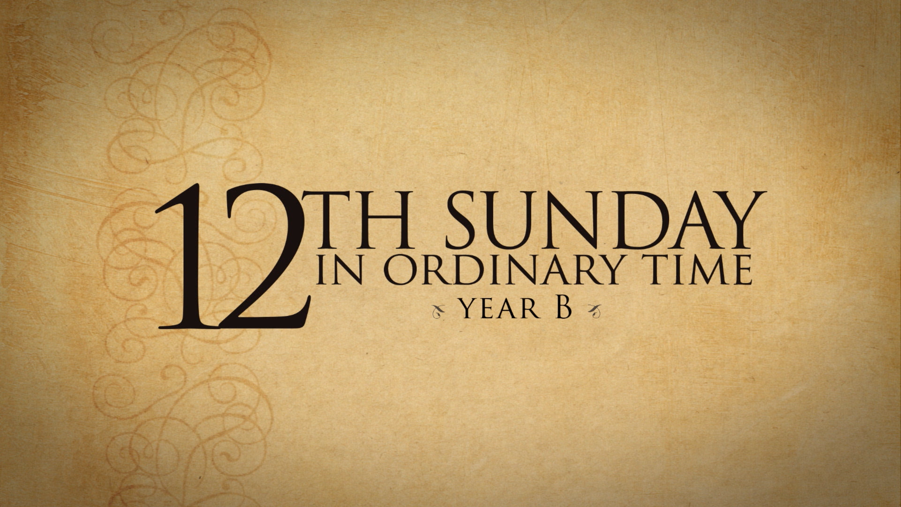 10th Sunday In Ordinary Time (Year B) - Year B - FORMED