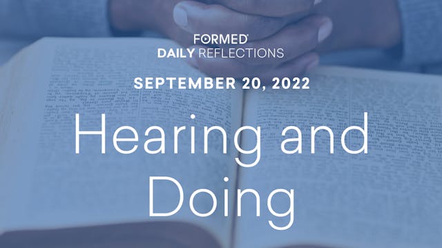 Daily Reflections – September 20, 2022