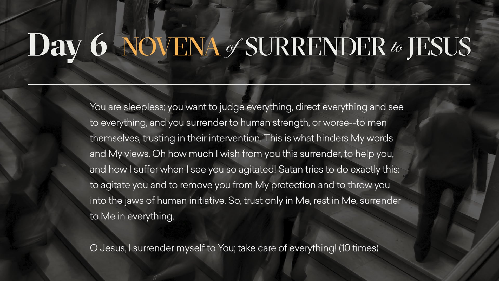 The Novena Of Surrender To Jesus - Formed