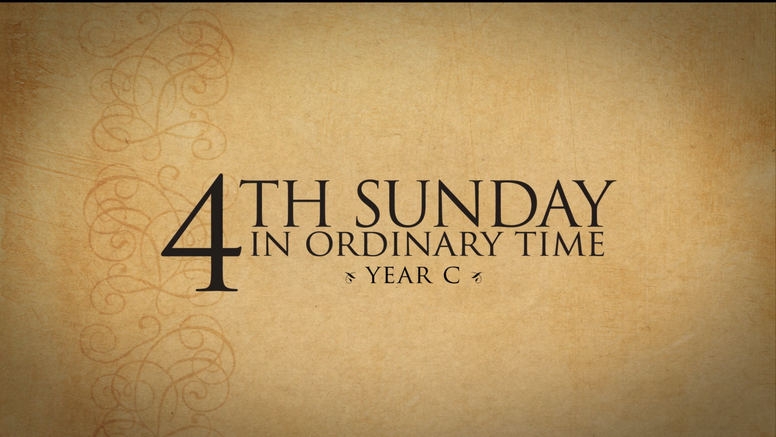 4th Sunday in Ordinary Time—February 3, 2019