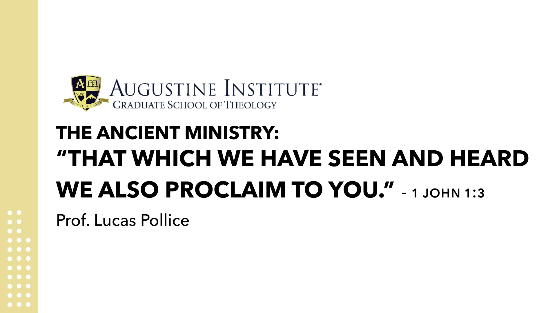 Lay Leaders Conference 2022 - Lucas Pollice