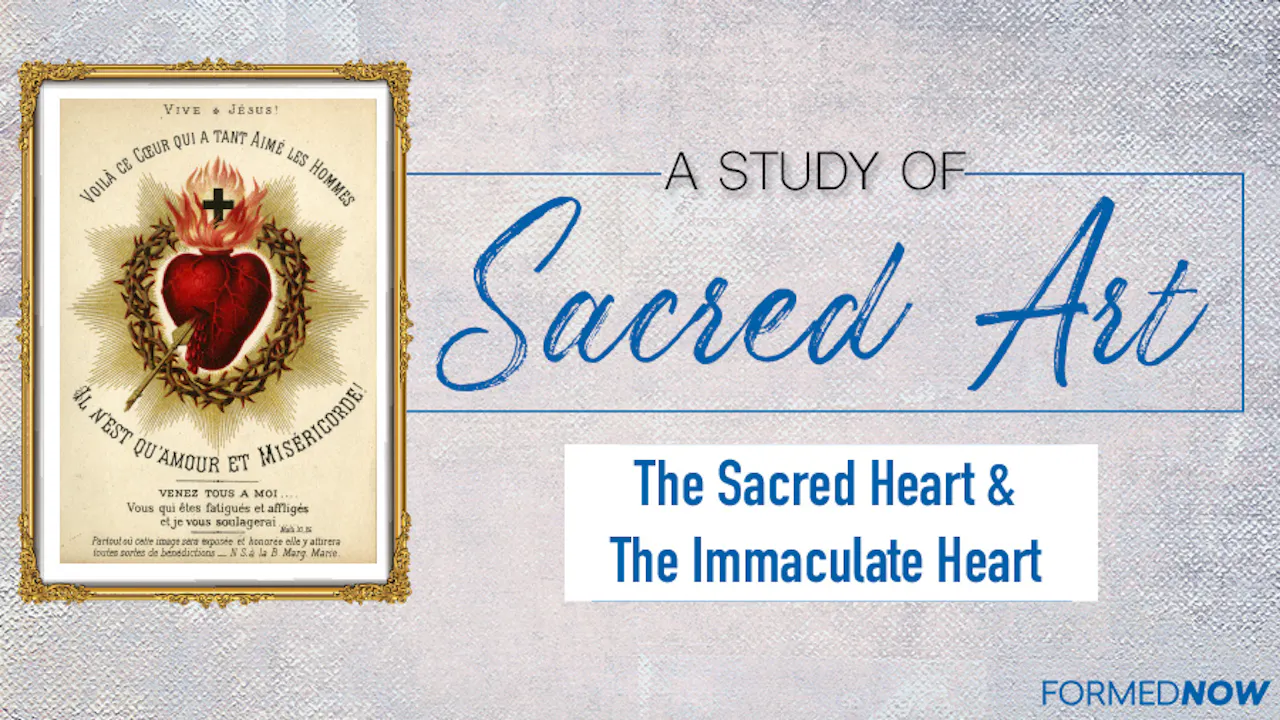 Sacred Art The Sacred Heart And The Immaculate Heart June 24 The Most Sacred Heart Of Jesus Formed
