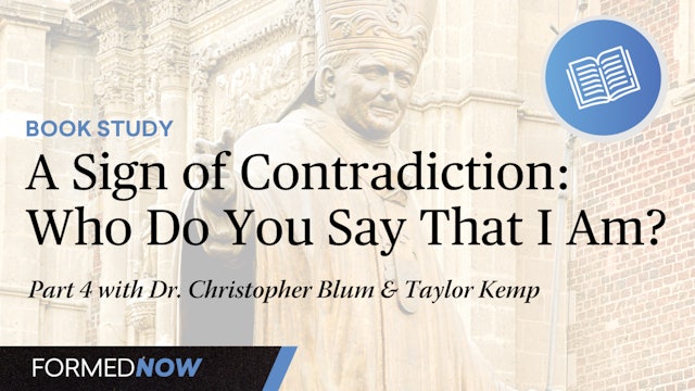 A Sign of Contradiction: Who Do You Say That I Am? 