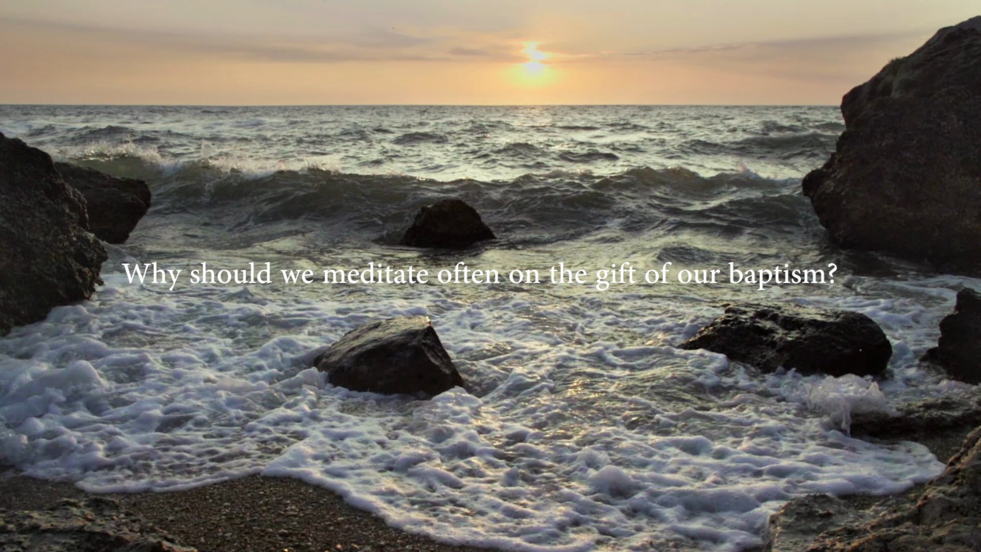 Baptism: Becoming a Christian