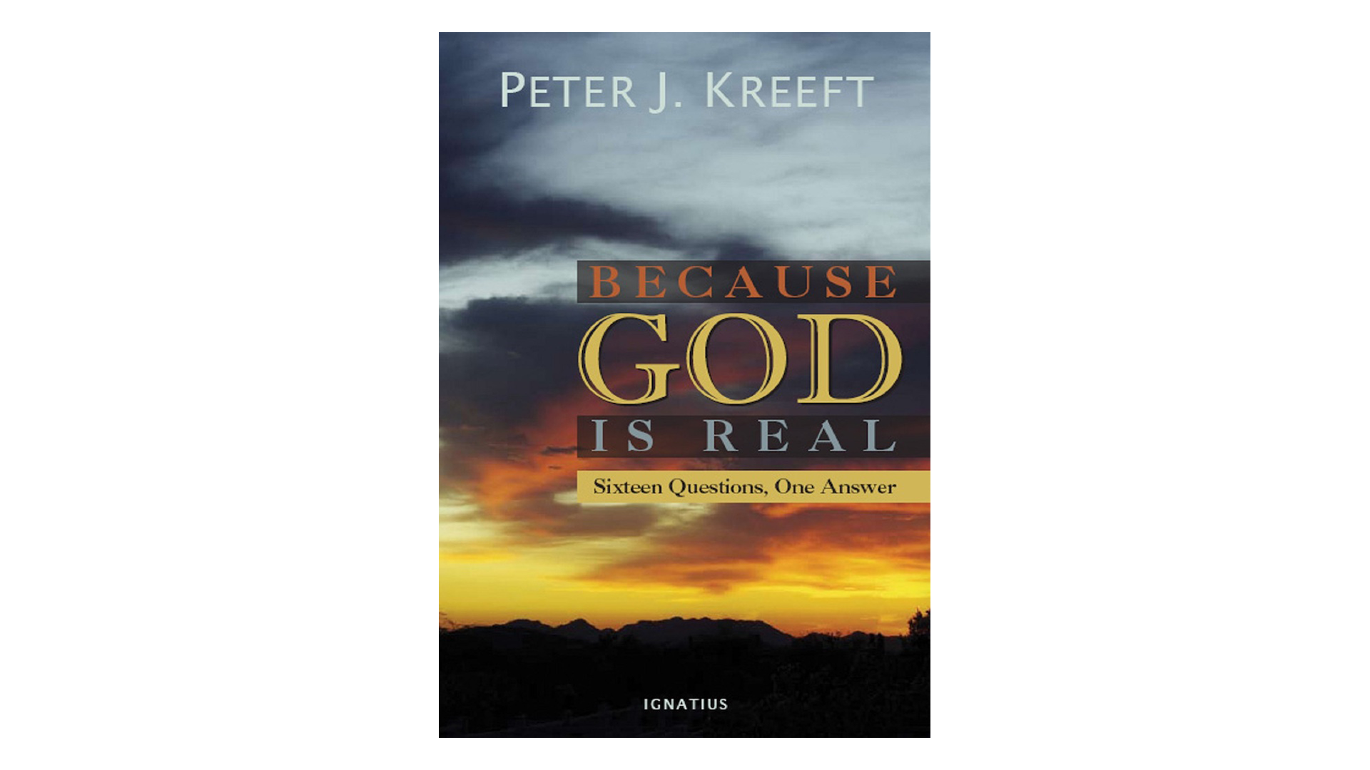 Because God Is Real: Sixteen Questions, One Answer by Peter Kreeft