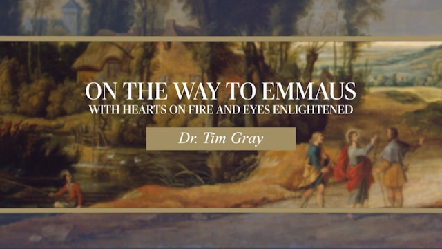 On the Way to Emmaus with Hearts on Fire and Eyes Enlightened by Dr. Tim Gray