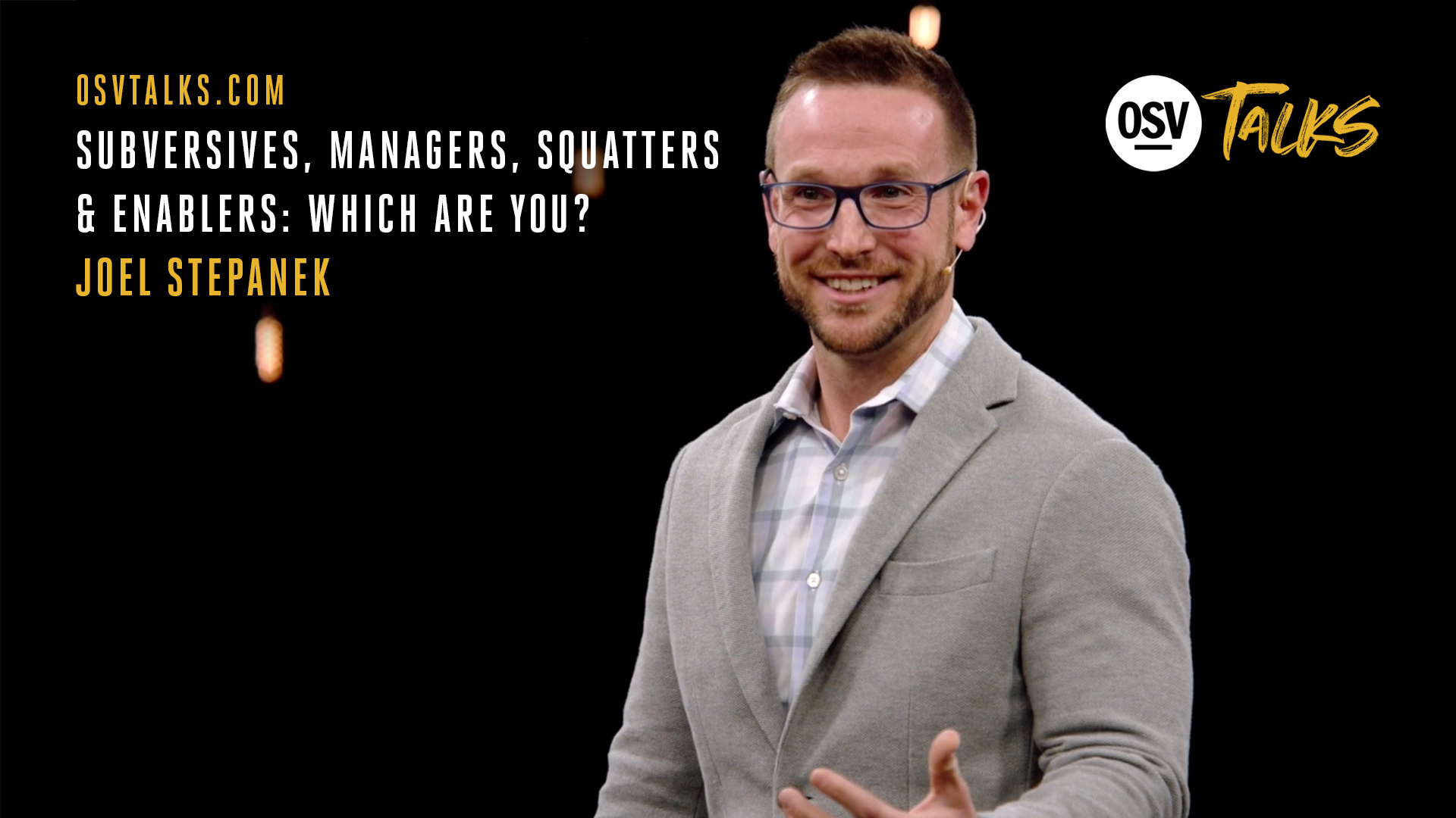 Subversives, Managers, Squatters & Enablers: Which Are You? with Joel Stepanek