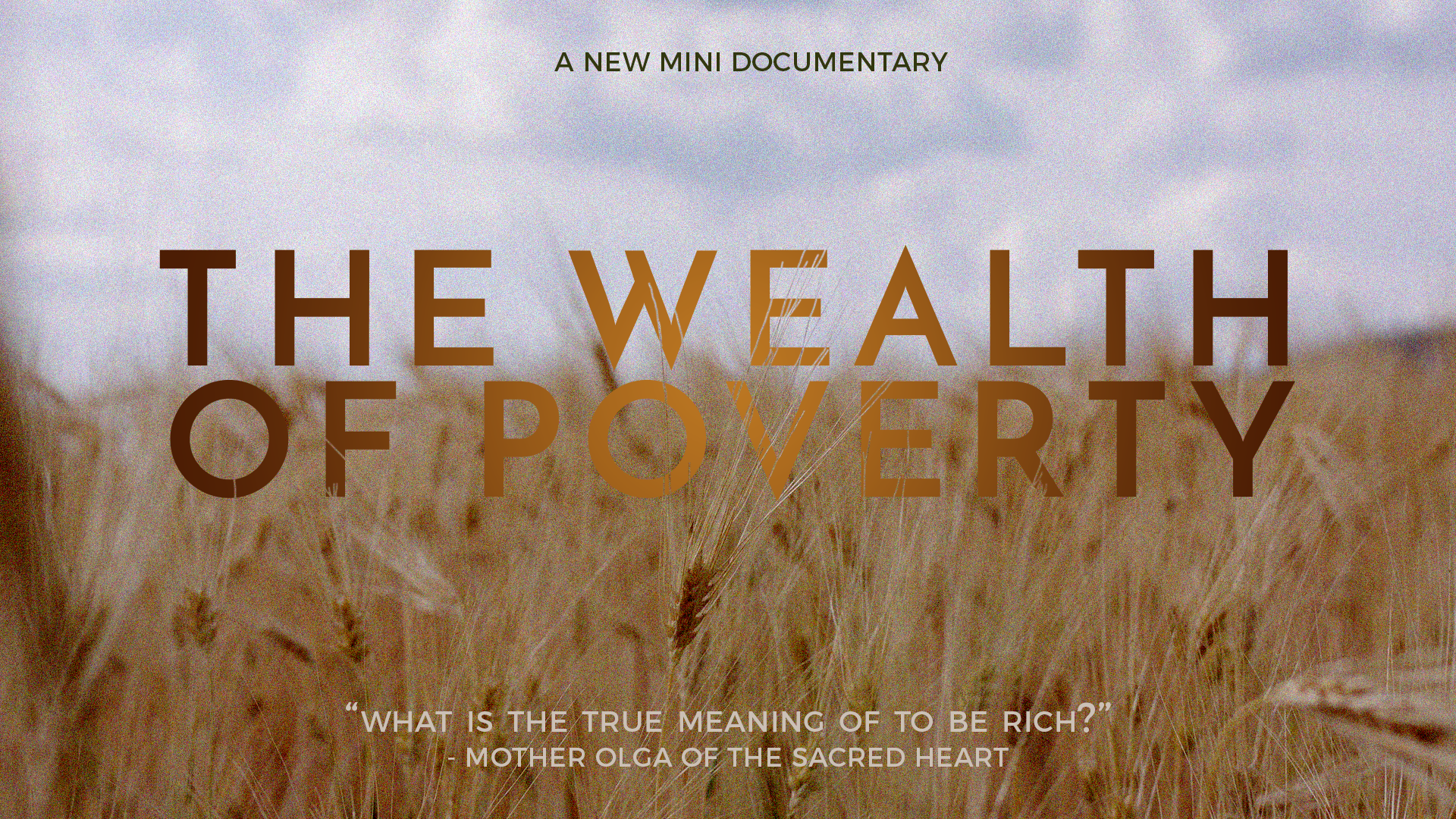 The Wealth of Poverty