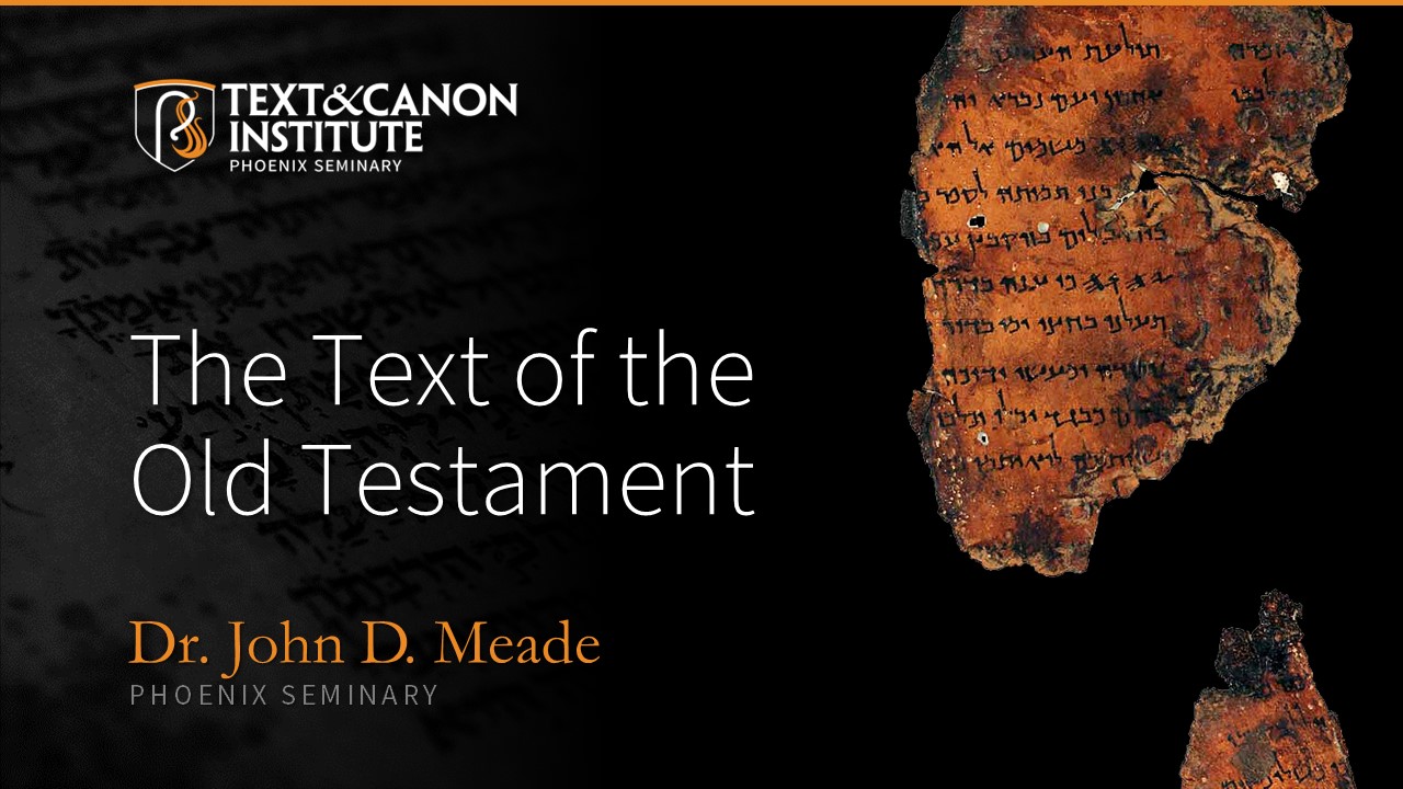 Slides 3. Old Testament Text