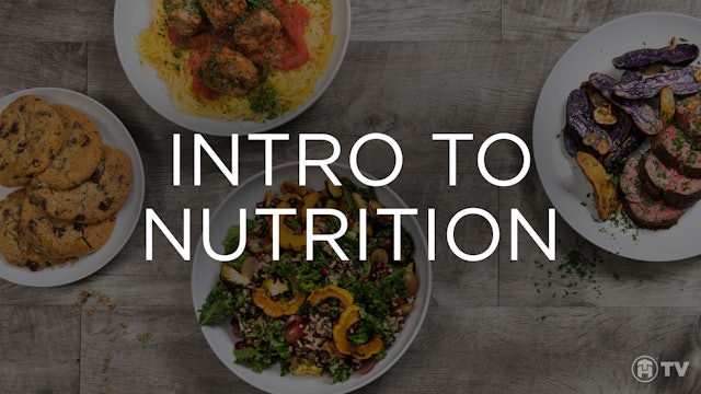 INTRO TO NUTRITION