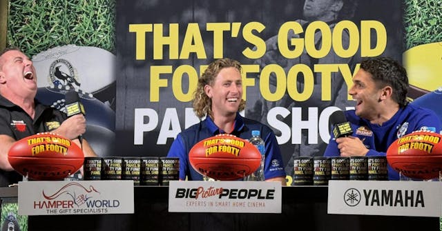 That's Good for Footy West Bulldog show with Jamarra Ugle Hagan & Aaron Naughton