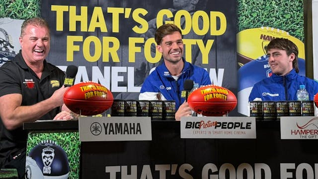 That’s Good for Footy North Melbourne show with Jy Simpkin & George Wardlaw