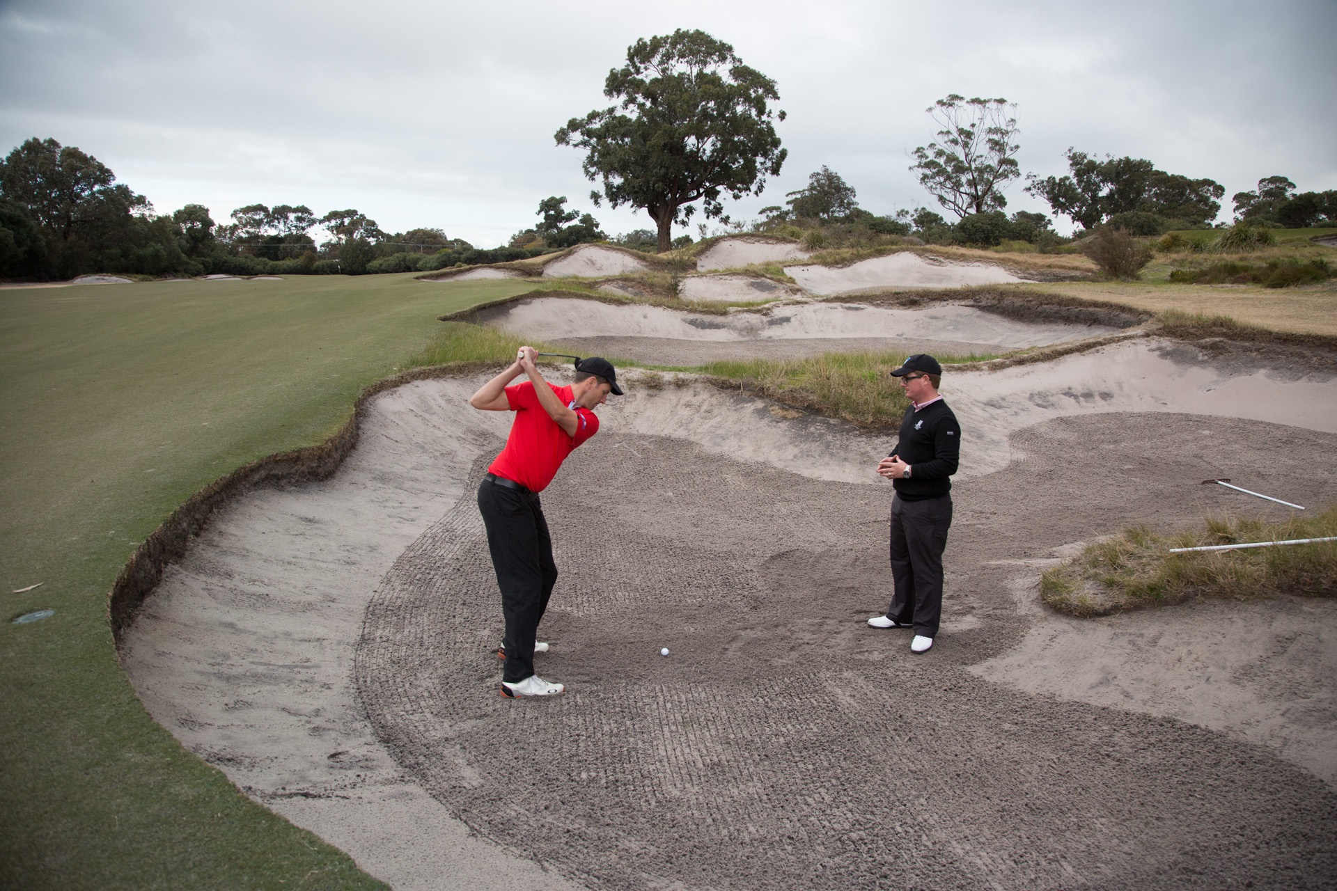 Shot Shaping Mastery Video Series - Video 3 - How To Hit a 3 Wood Out of A Bunker