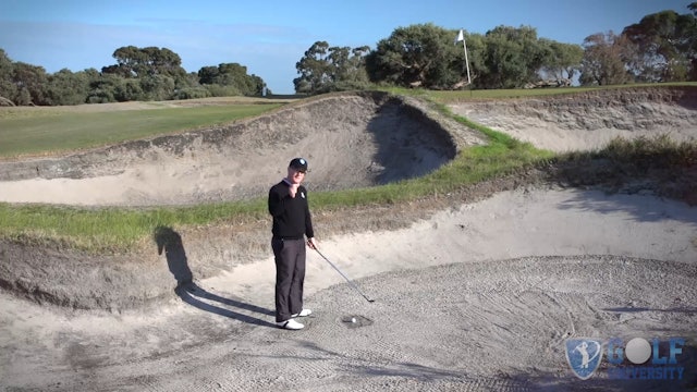 How To Hit Out Of Wet Packed Sand In A Bunker
