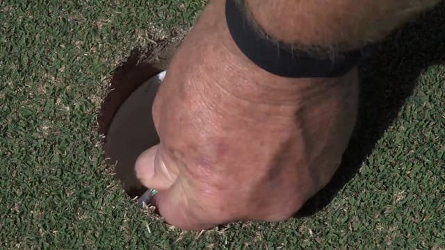 The Tee In The Hole Putting Drill
