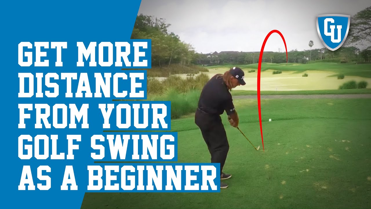 How to Get More Distance From Your Golf Swing As a Beginner