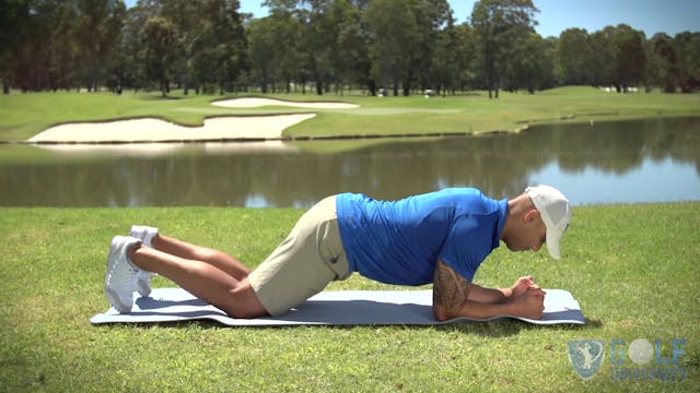 Forward Plank Exercise for Core Muscles