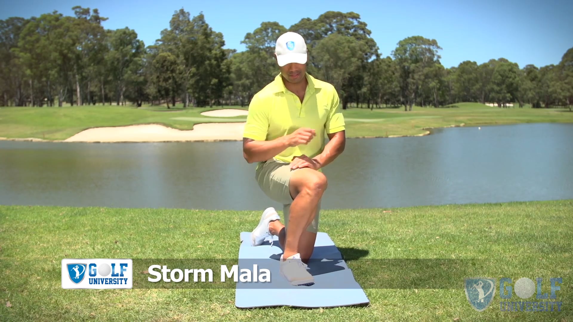 The Kneeling Calf Stretch for Golf