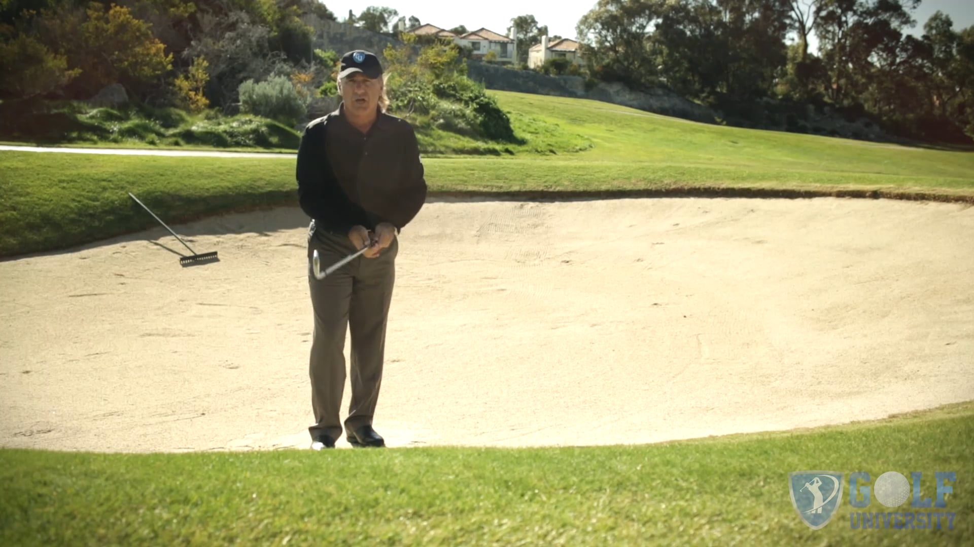 How to Hit Out of A Bunker with the Ball Above Your Feet