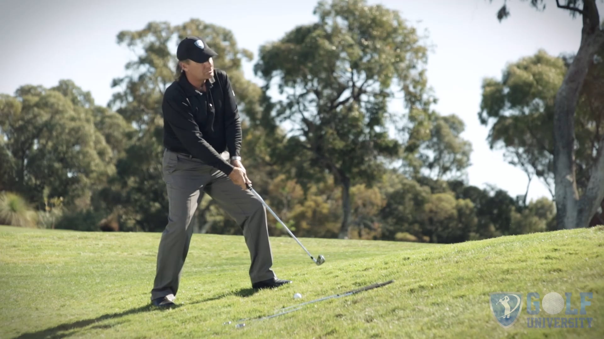 How To Play Off an Uphill Lie