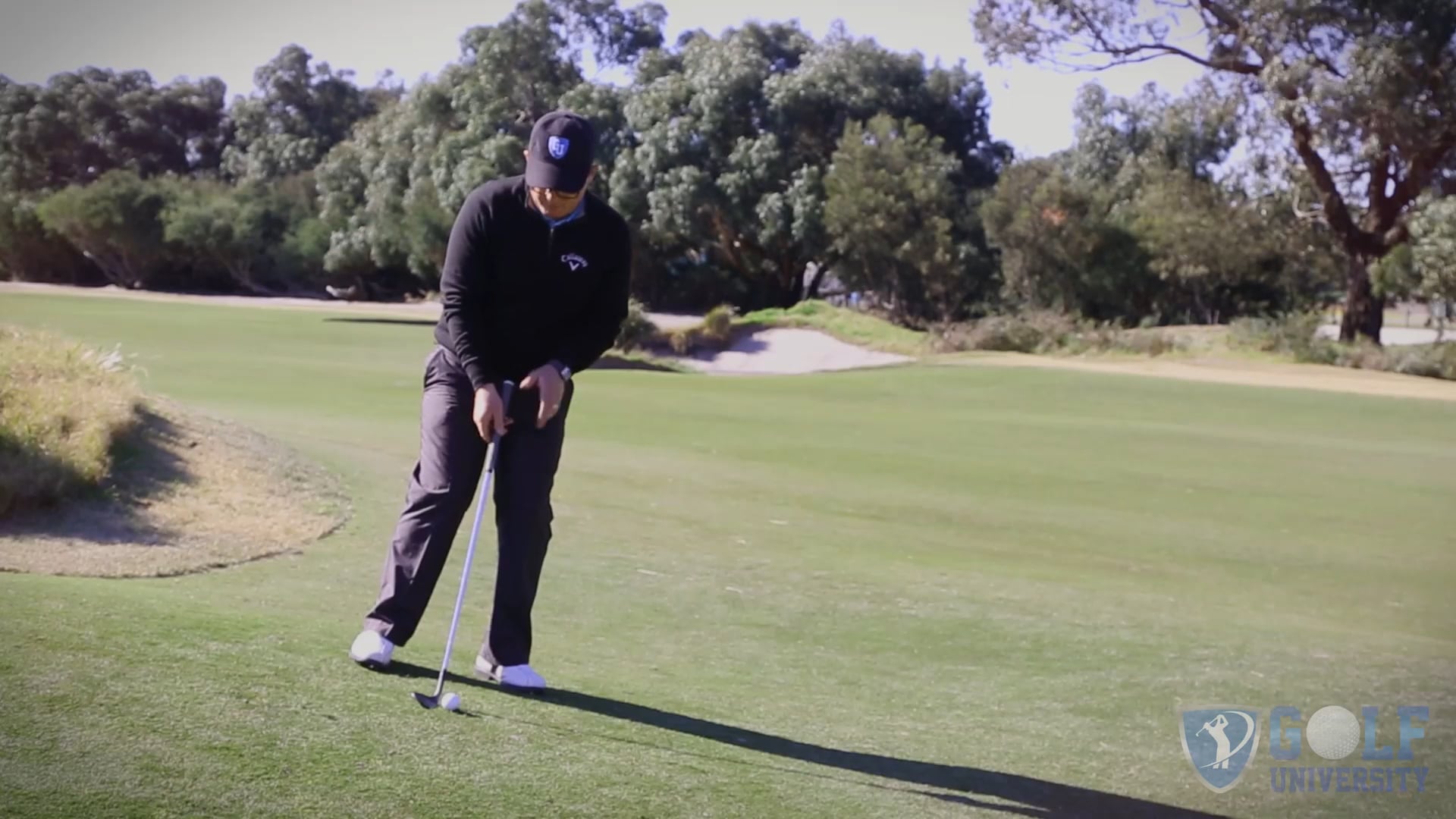 How To Pitch From A Downhill lie