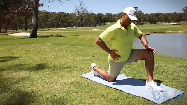 The Kneeling Hip Flexor Stretch for Golf