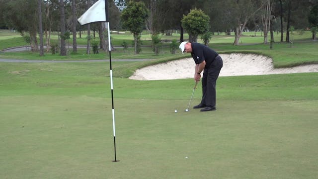 How To Putt On A Downhill Left To Rig...