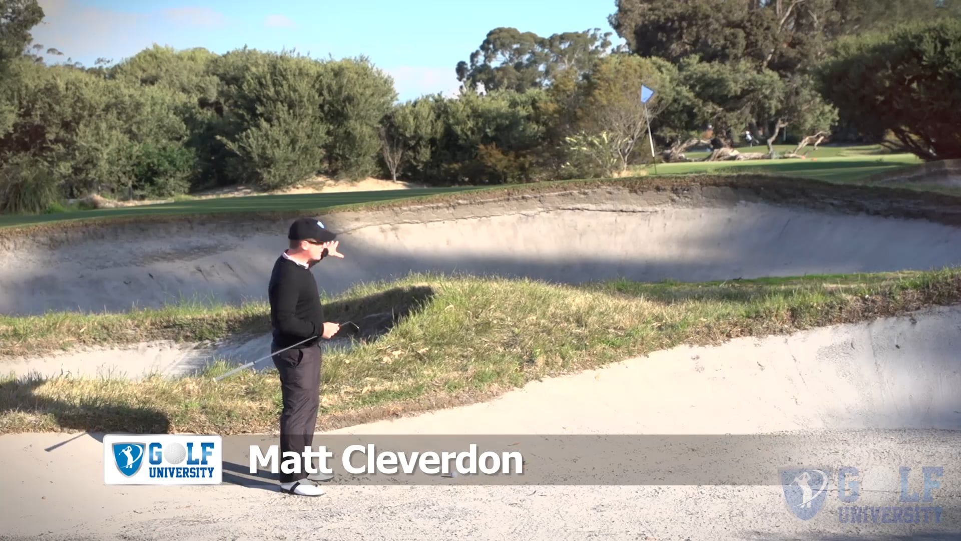 How To Hit Out Of A Bunker Over Another Bunker