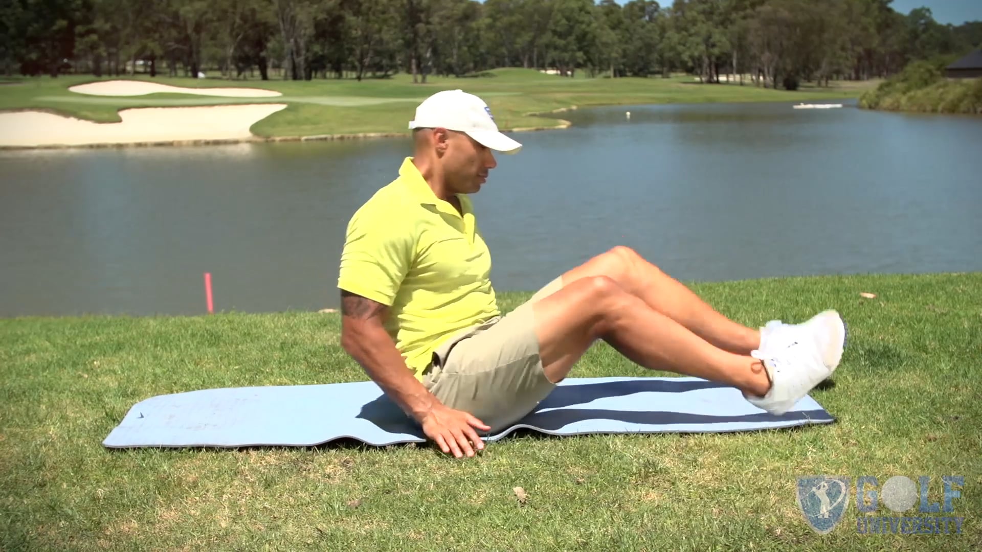 The Lying Twists for Lower Back Stretch for Golf