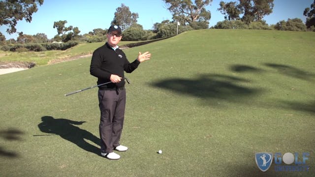 How To Pitch From An Uphill lie