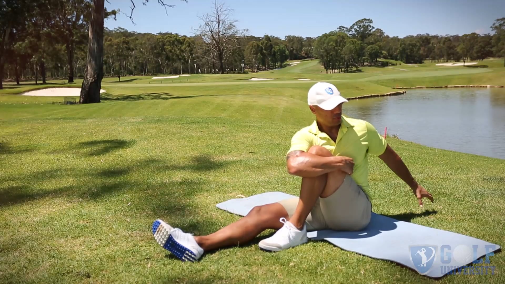The Seated Twist Stretch for Glutes and Lower Back Stretch for Golf