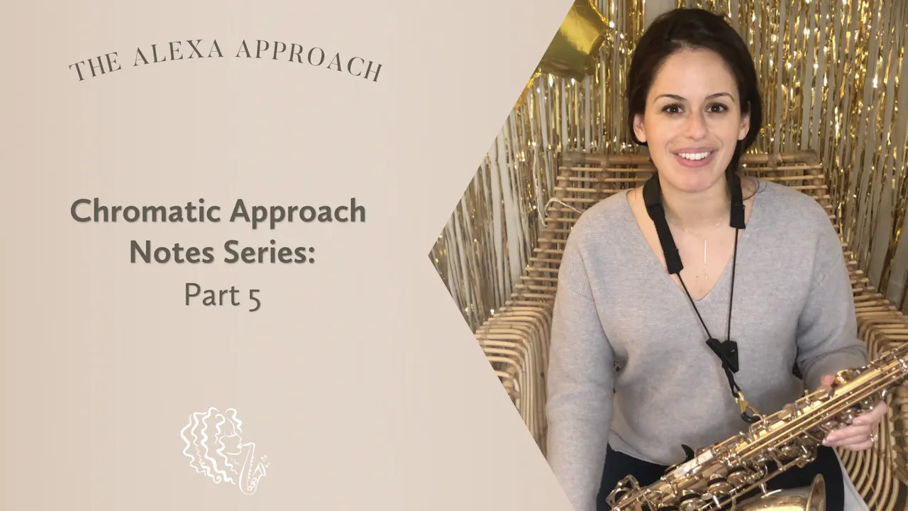 Chromatic Approach Note Series Part 5 The Alexa Approach Virtual Studio