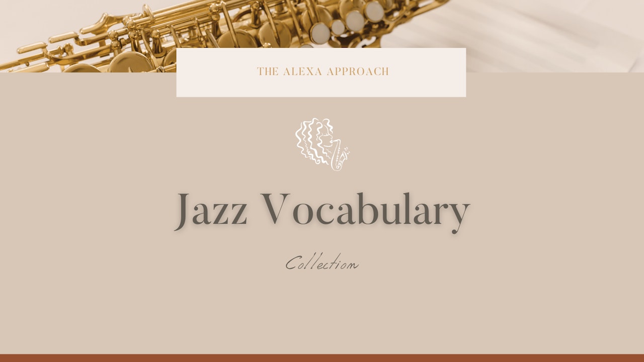 Jazz Vocabulary