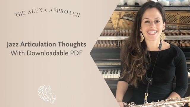 Alexa's Articulation Thoughts with PDF