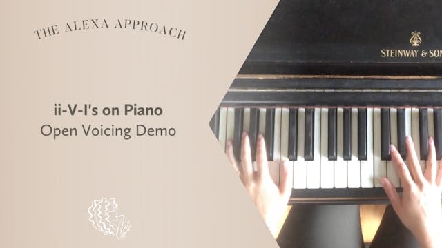 ii-V-Is on Piano: Open Voicing Demo