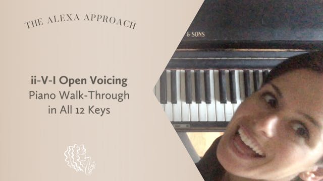 ii-V-I Open Voicing Piano Walk-Throug...