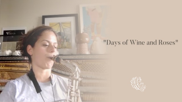 October 2021 Tune of the Month: Days of Wine and Roses