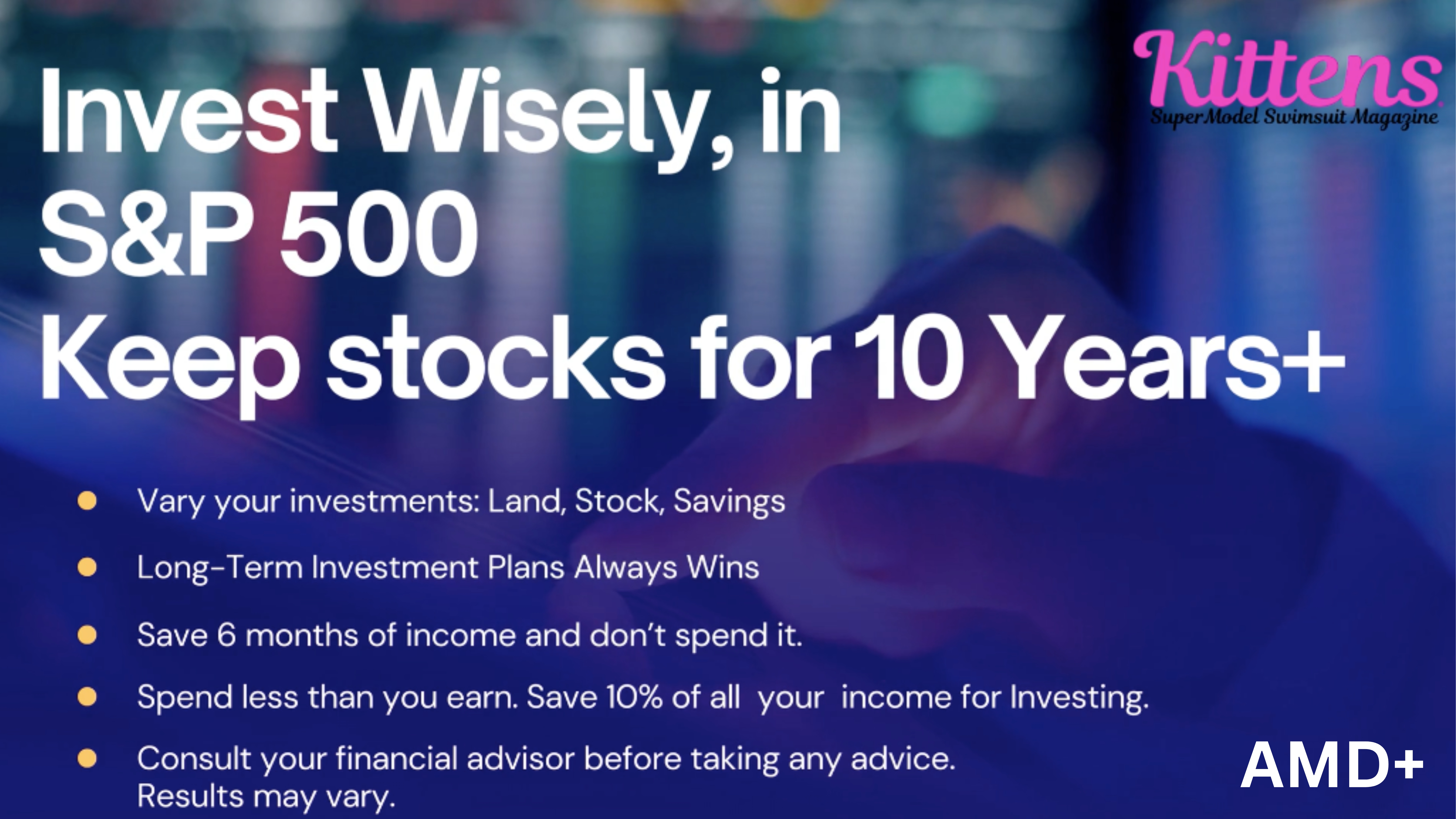 Kittens SuperModel Swimsuit Magazine Investment Tips - Video 1- Cover#1