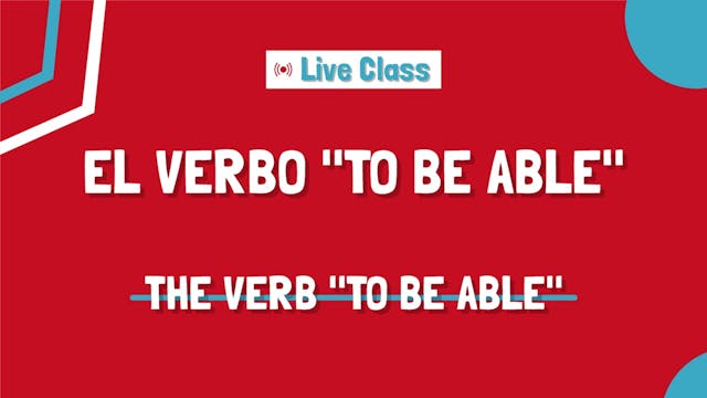 El verbo "to be able" | The verb "to ...