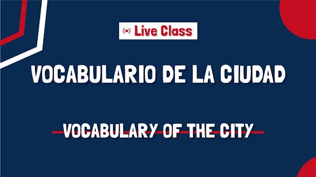 Vocabulario de la ciudad | Vocabulary...