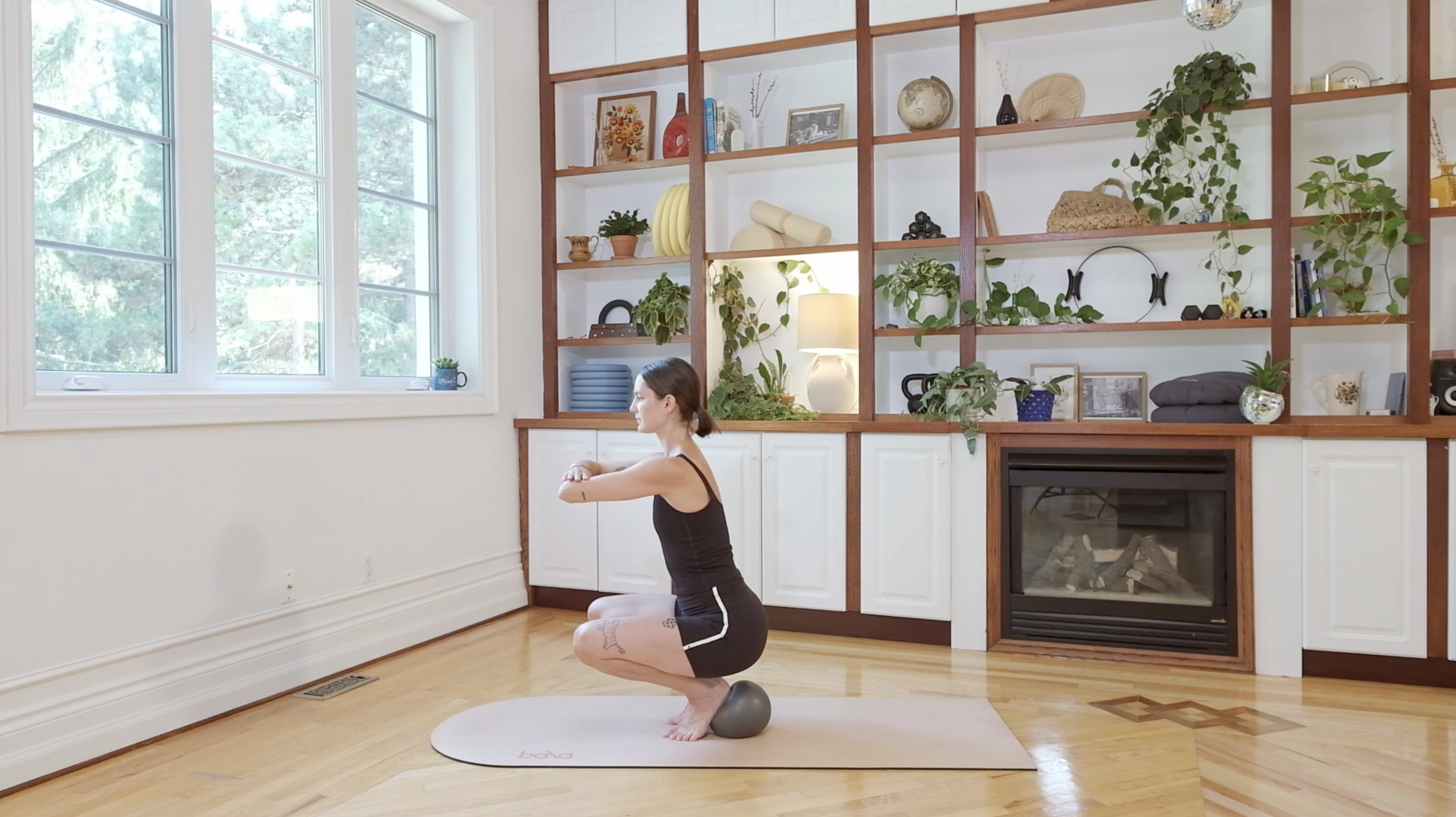 Footwork Squat (Side View)