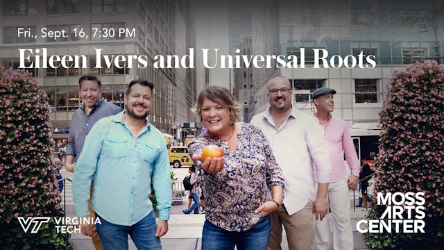 Eileen Ivers & Universal Roots — SEPT 16 7:30PM ET
