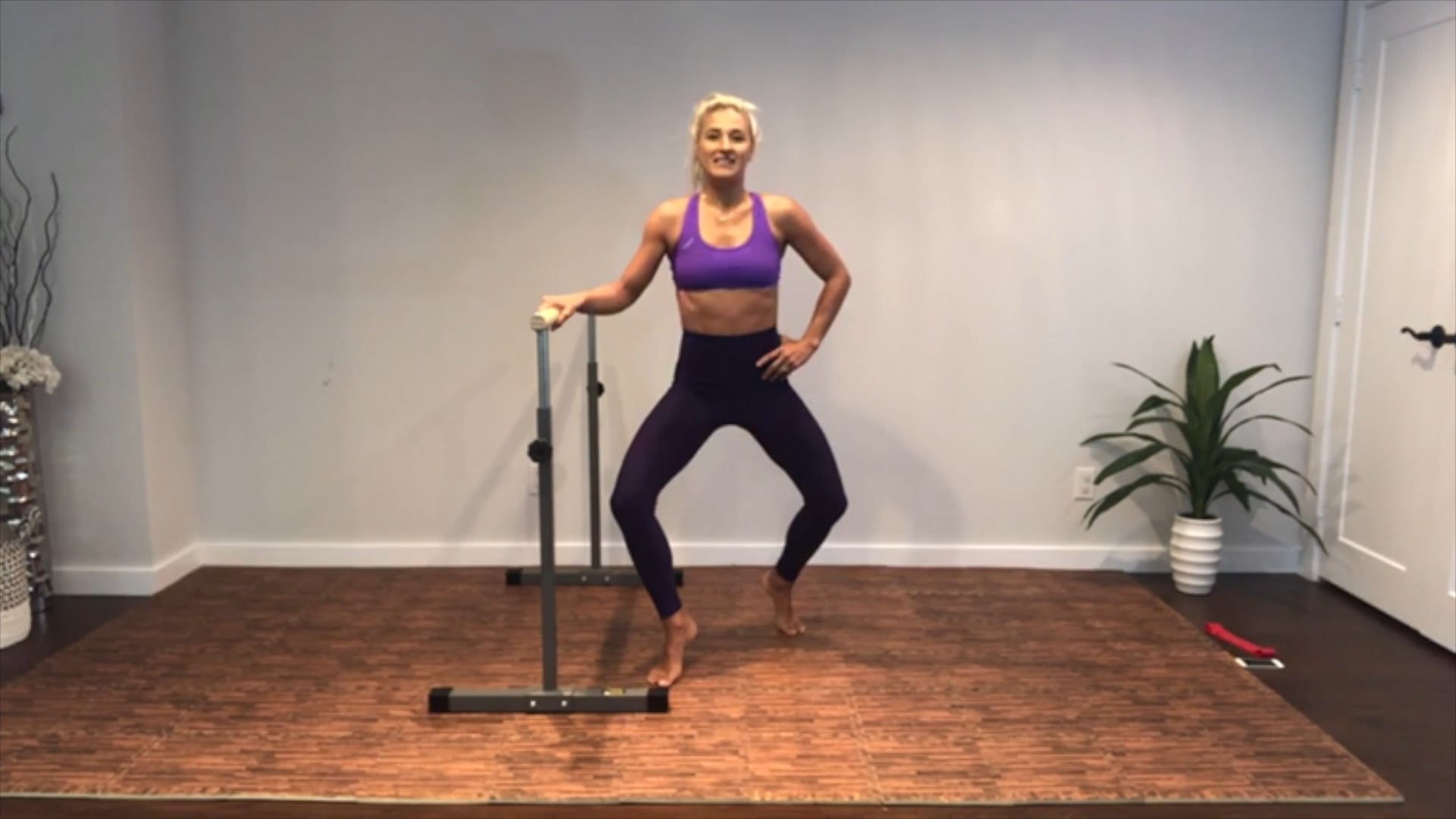 30 Minute Full Body Basic Barre Workout with or without Bands
