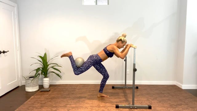 28 Minute Barre X Ball Workout