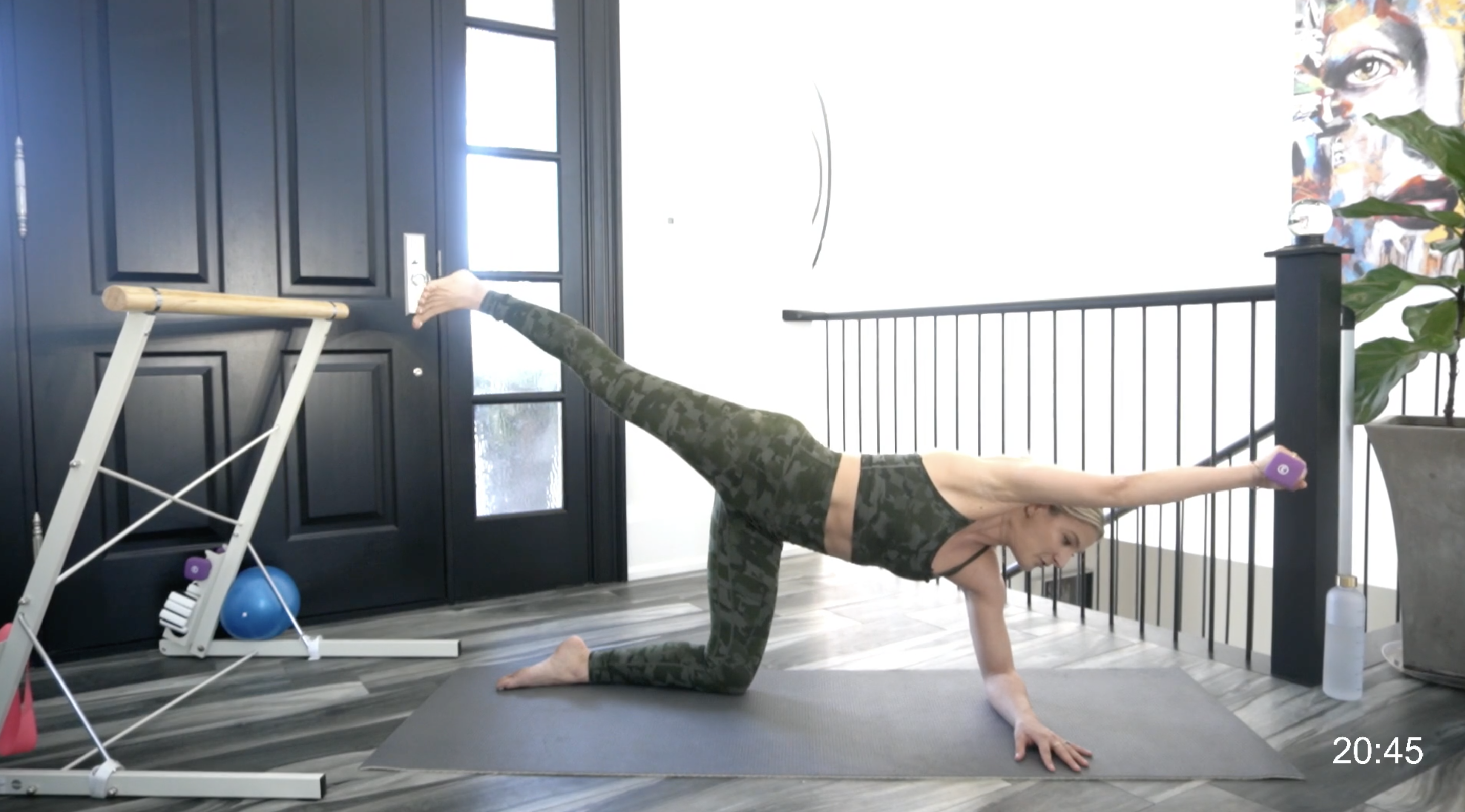 48 Minute Barre X with Bands, Ball and Weights