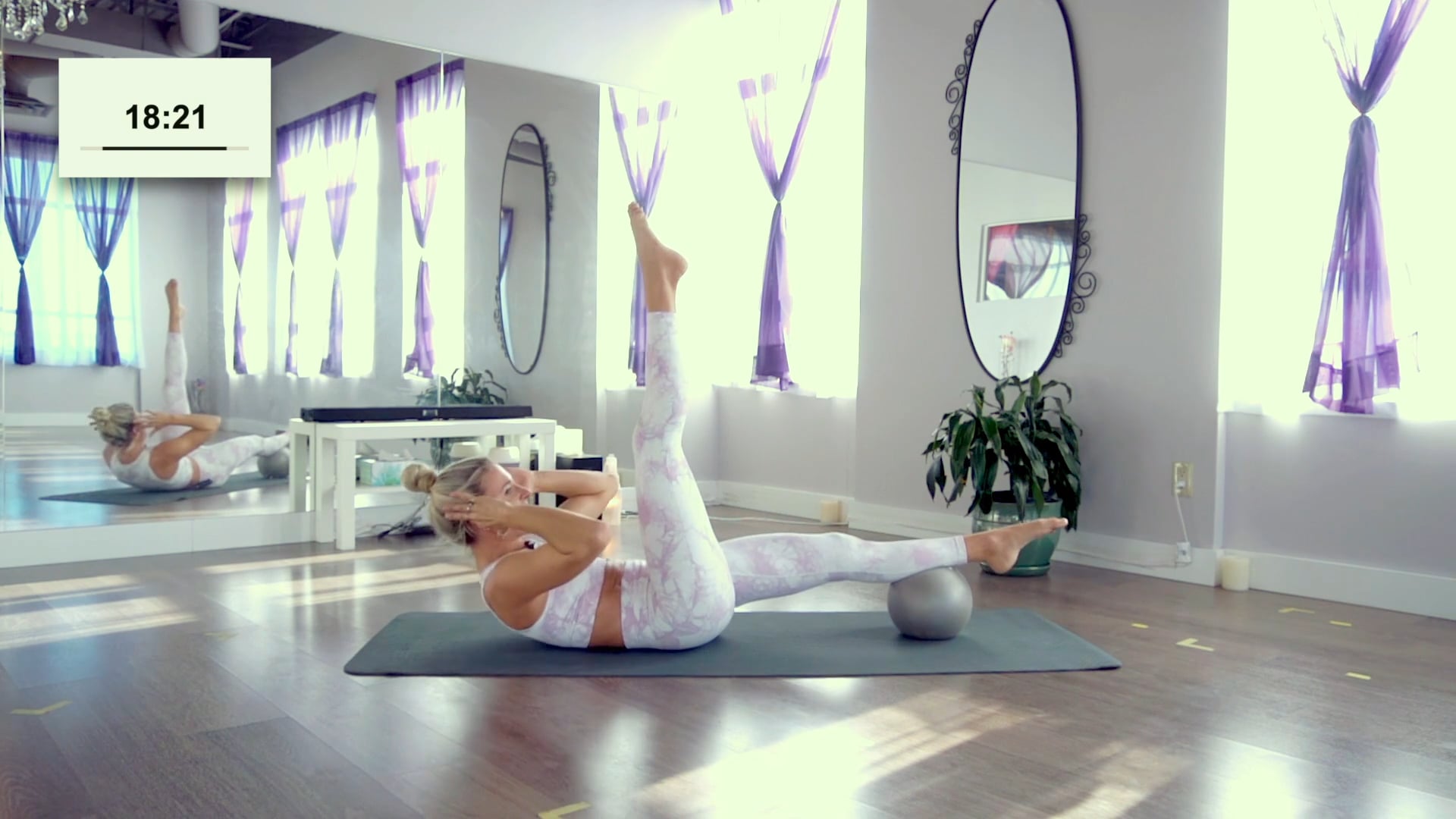 25 Minute Abs Workout with a Ball